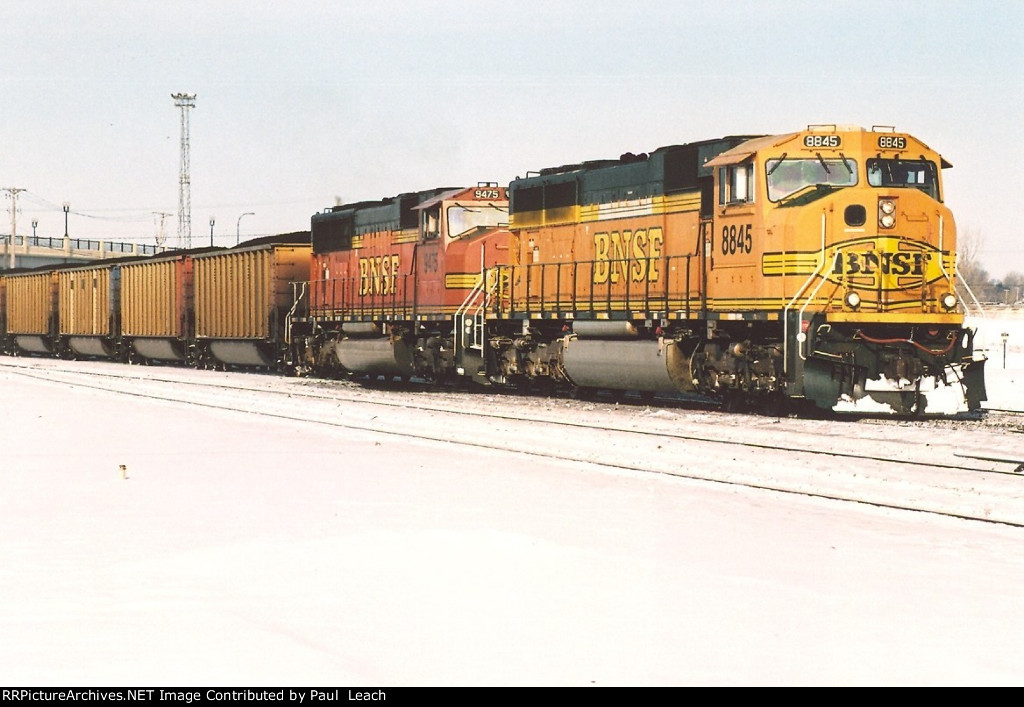 Eastbound loaded coal train